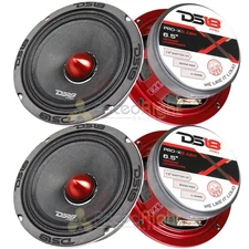 4 DS18 PRO-X6.4BM 500W Max 6.5" Midrange Speakers Loudspeaker With Bullet 4 Ohm