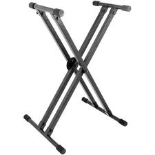On-Stage Stands Heavy-Duty Deluxe X ERGO-LOK Keyboard Stand