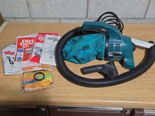 Vintage Royal Dirt Devil 08510 Blue Green Handheld Bagged Vacuum Tested USA Made