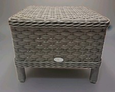 Bramblecrest Somerford Rattan Side Table Square Grey
