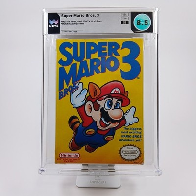 Super Mario Bros 3 NES (CIB) Wata Graded 8.5 - Left Bros - FIRST PRINT!