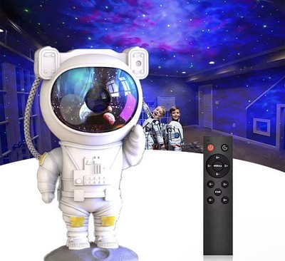 Star Projector Galaxy Night Light - Astronaut Space Projector