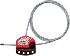 1.8m Adjustable Cable Hasp Masterlock 4 Padlock Lockout Tagout Safety S806