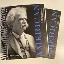 Apologia American Literature, Whit Jones, Text Book and Student Notebook