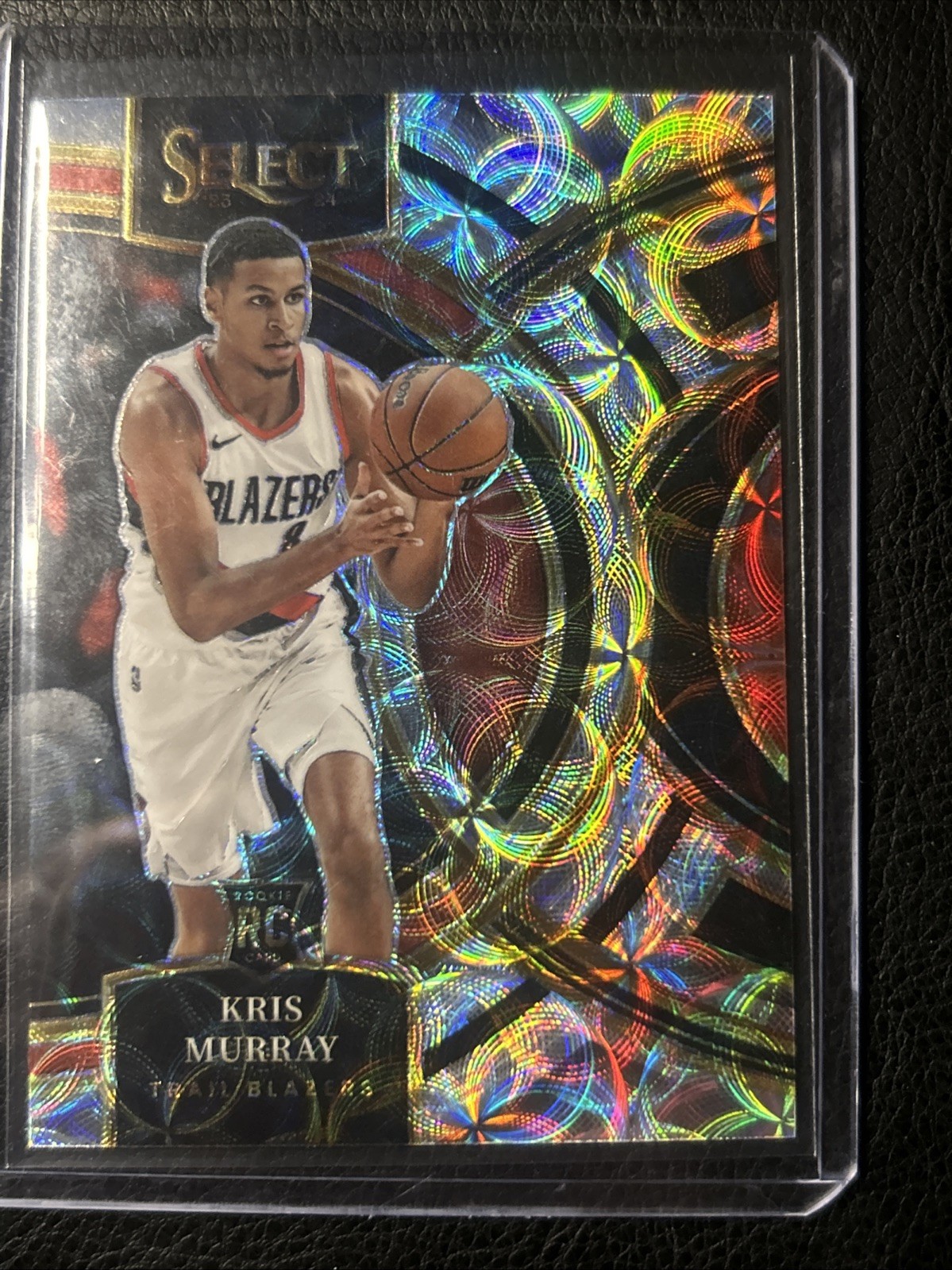 2023-24 Panini Select - Premier Level Kris Murray #120 Silver Scope Prizm (RC)