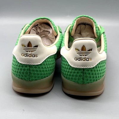 adidas gazelle silver green womens adidas Gazelle Messi Soccer Shoe Crystal Sand/Core Black/Gold Metallic