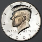 2005-S Silver Proof Kennedy Half Dollar - (PR) KM#A202c Album Toned - 8486
