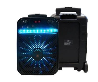 MR DJ ACE Bluetooth 15'' Portable Speaker Rechargeable Battery