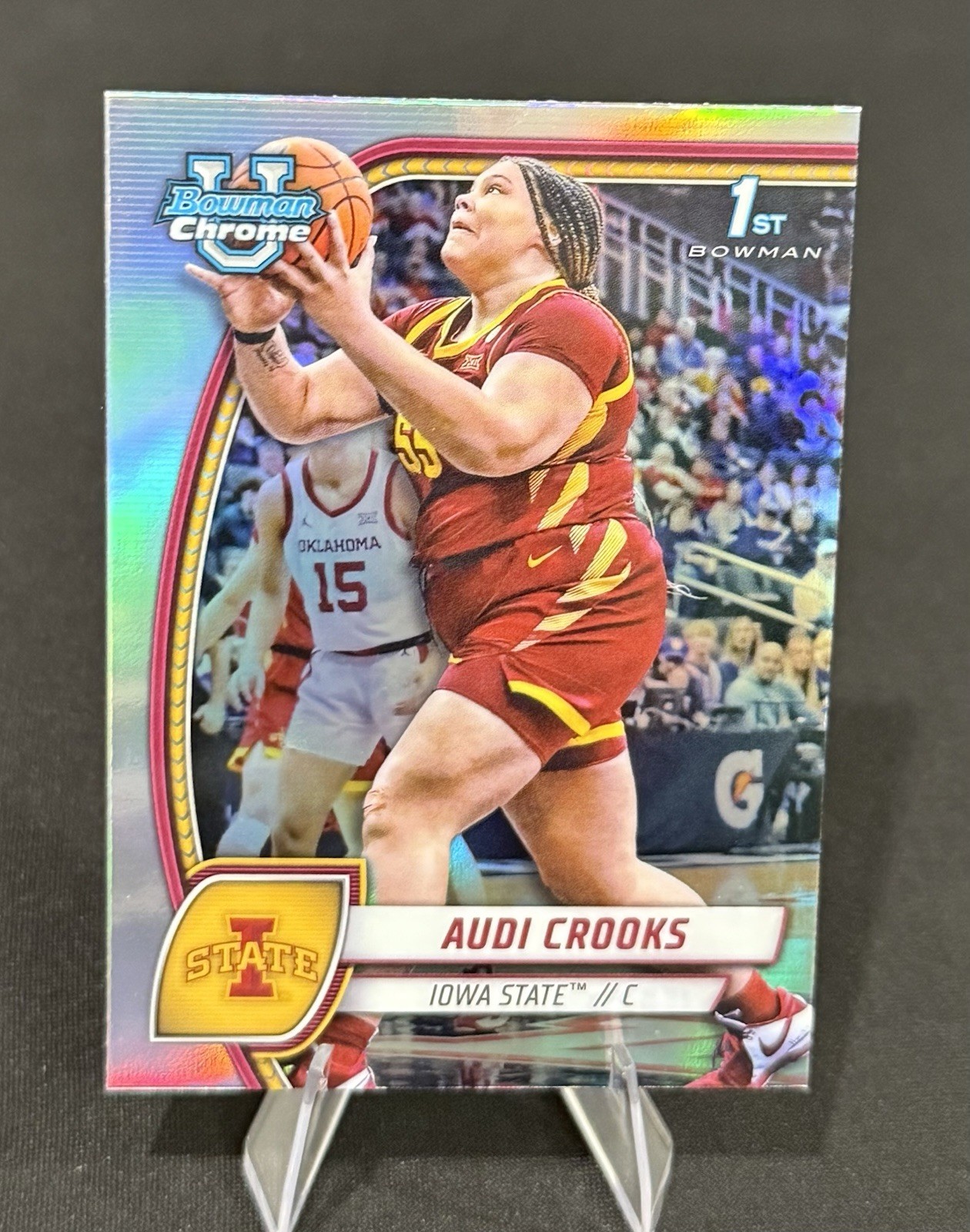 2024-25 1st Bowman Chrome U Audi Crooks Refractor