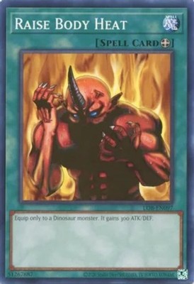 Yugioh! Raise Body Heat - LOB-EN097 - Common - Unlimited 25th Anniversary Editio
