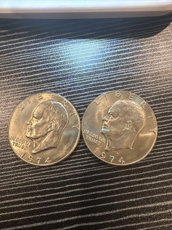 1974 D $1 Eisenhower Ike One Dollar Coin United States  America Uncertified 199