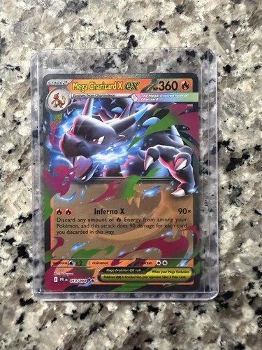 Mega Charizard x EX 013/094 Me02: Phantasmal Flames Holo