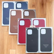   Original Leather Case For iPhone 12 Pro Max 12 Pro 12 Mini with Magsafe