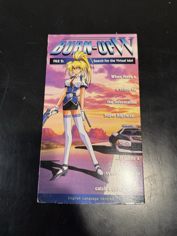 Burn-Up W - File 1 2 3 4 (VHS, 1997, Dubbed) Set Of 4 Tapes - Image 4 of 4
