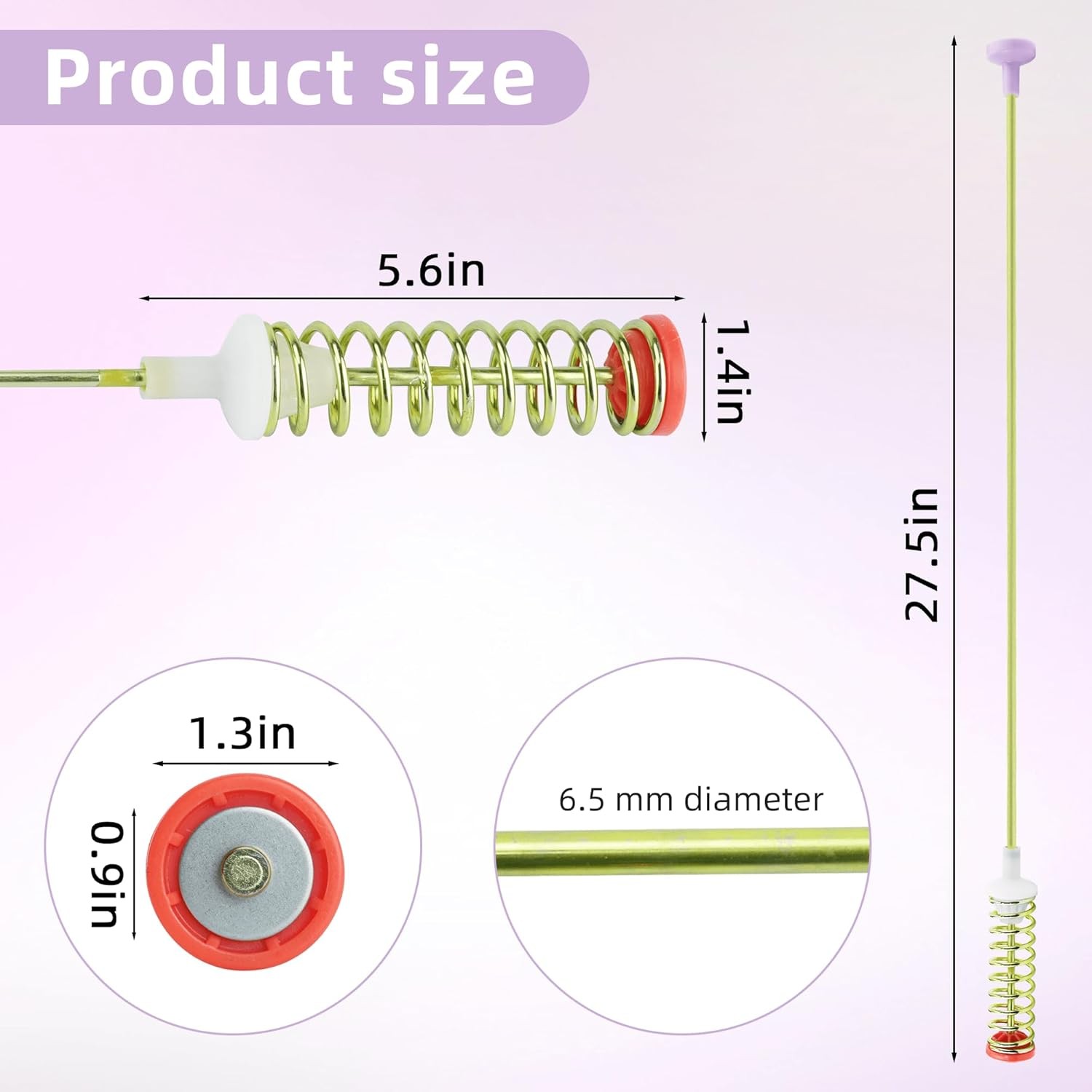 WA45T3200AW/A4 WA45N3050AW/A4 WA45T3400AP/A4 Washer Suspension Rods DC97-16350T 