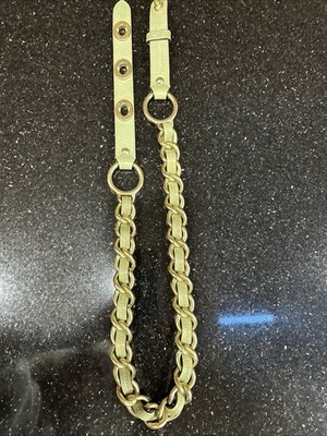 CoachLeather Grommet Belt
