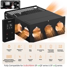 35,000 BTU RV Furnace Heater Propane w/ Remote Controller for Camper Trailer 12V