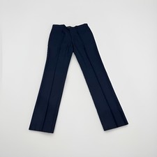 LNWOT DOLCE GABBANA MENS NAVY BLUE DRESS PANTS WOOL BLEND 36x36 UNHEMMED VGC!