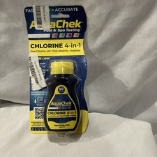 AquaChek Yellow Test Strips with Chlorine - 50 Pack