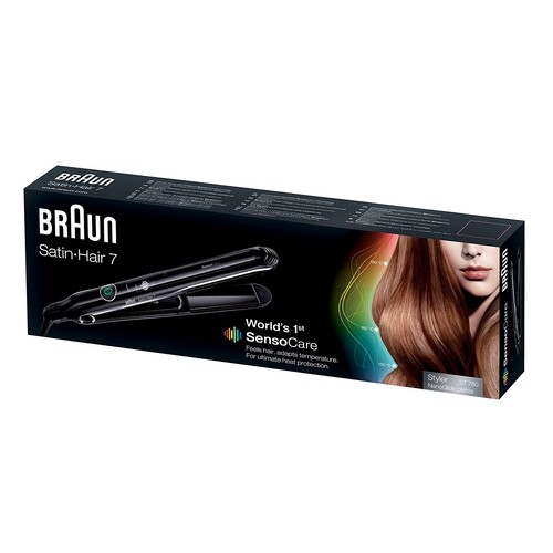 Braun Satin Hair 7 SensoCare Plancha de pelo Nivel Temperatura Automatico |  eBay
