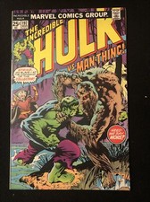 HULK 197 7.5 8.0 MARVEL WRIGHTSON ART MARVEL 1975 MAN THING VS HULK TT