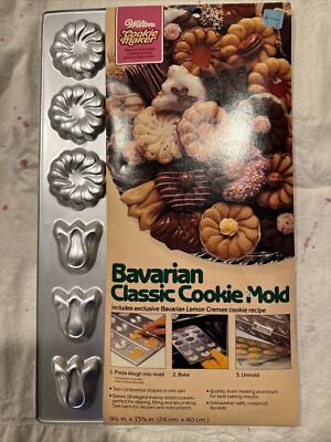 Vintage 1984 Wilton Cookie Maker Bavarian Classic Cookie Mold
