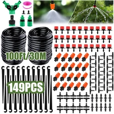 Garden 100Ft Automatic Micro Irrigation System for Garden Flower Bed,Patio,Lawn