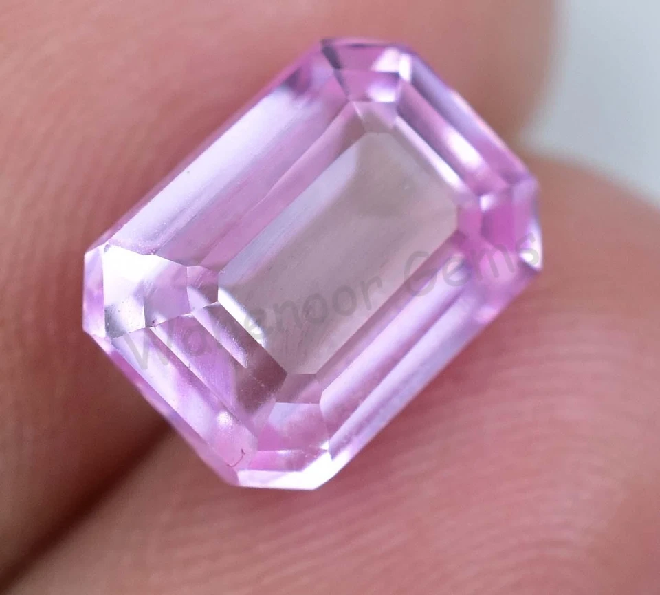 4.20 CT Natürlich Pink Kunzit Smaragd VVS Umwerfend Agl Zertifiziert Locker - Bild 4 von 4