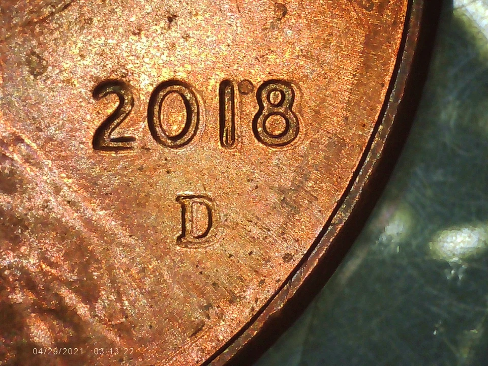 2018-D Lincoln Memorial Penny Double struck DDO & VDB doubling !!! - Image 2 of 4