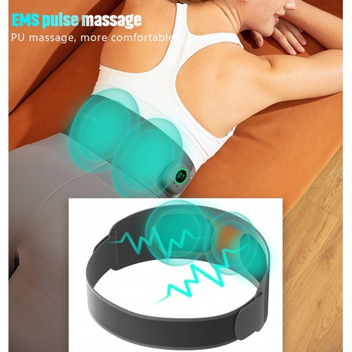 Elektrischer Bauchtoner Bauchgurt USB Vibration Körper Taille Bauch Abnehmen - Bild 3 von 24