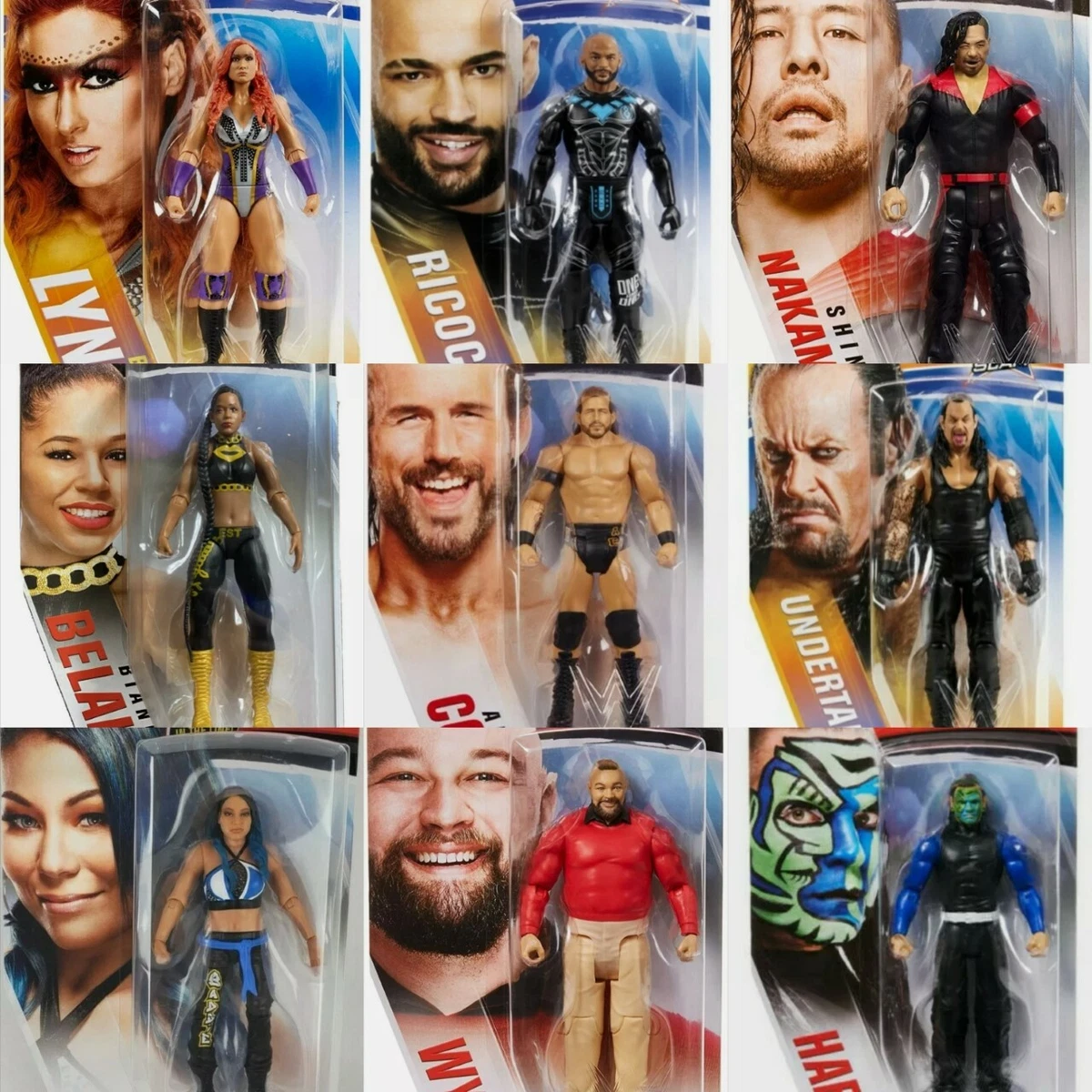 WWE BASIC 113 Mattel Wrestling figures