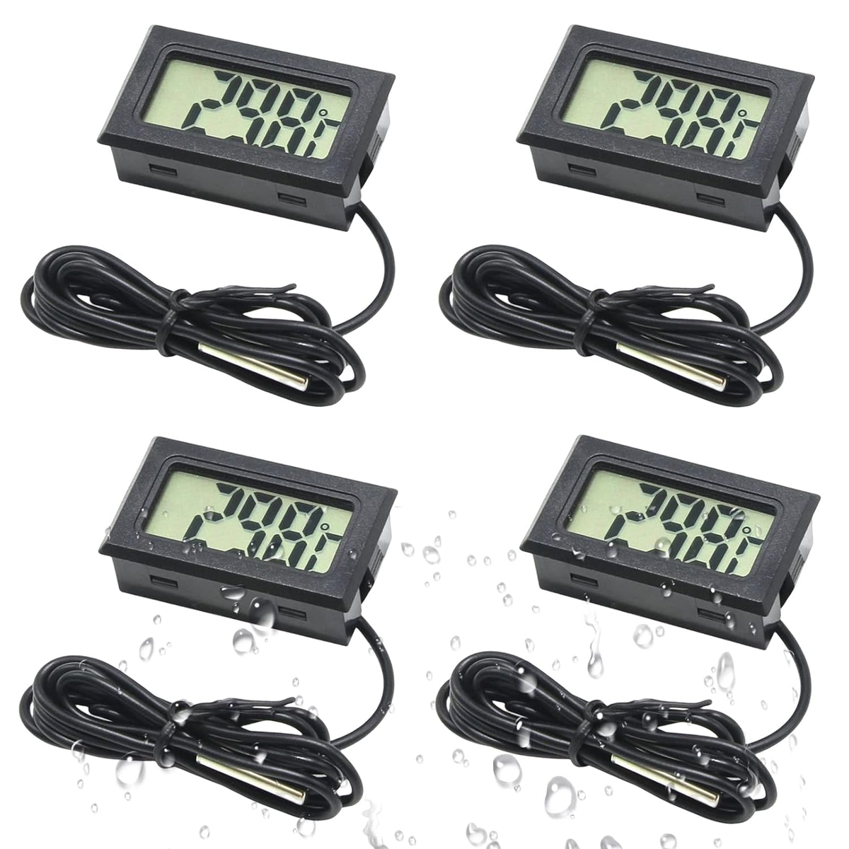 Radiator Balancing Temperature Thermometers Digital LCD