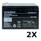 3 X ULTRAMAX 12V 12Ah (Come 13AH & 15AH) Litio Lipo Batterie Per - Foto 11