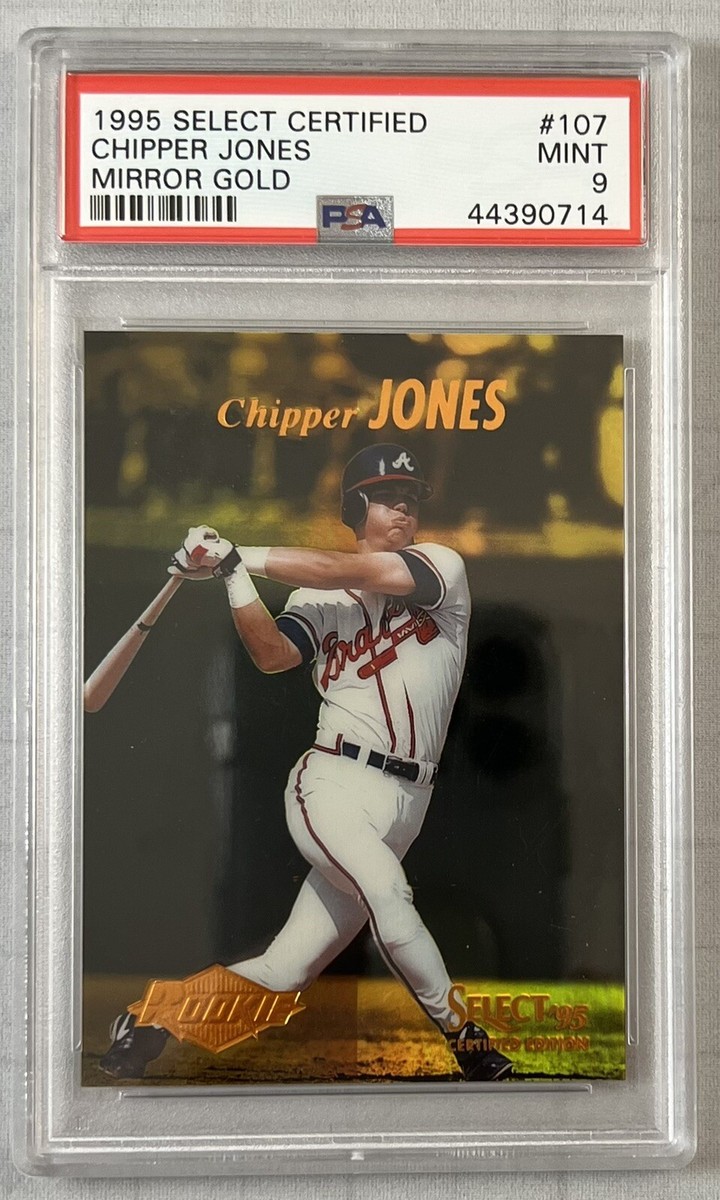 カラピチPremiumPeachParty40 1995 Select Certified Mirror Gold #107 Chipper Jones PSA 9 | eBay