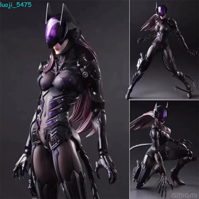 Play Arts Kai DC COMICS Variant Catwoman 26cm PVC Action Figure Model Toy Gift - Image 2 of 4