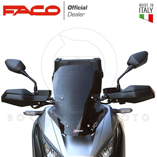 Faco Cupolino Parabrezza Niedrig Fume Dunkel FüR Honda X-ADV 750 2017-2019-image