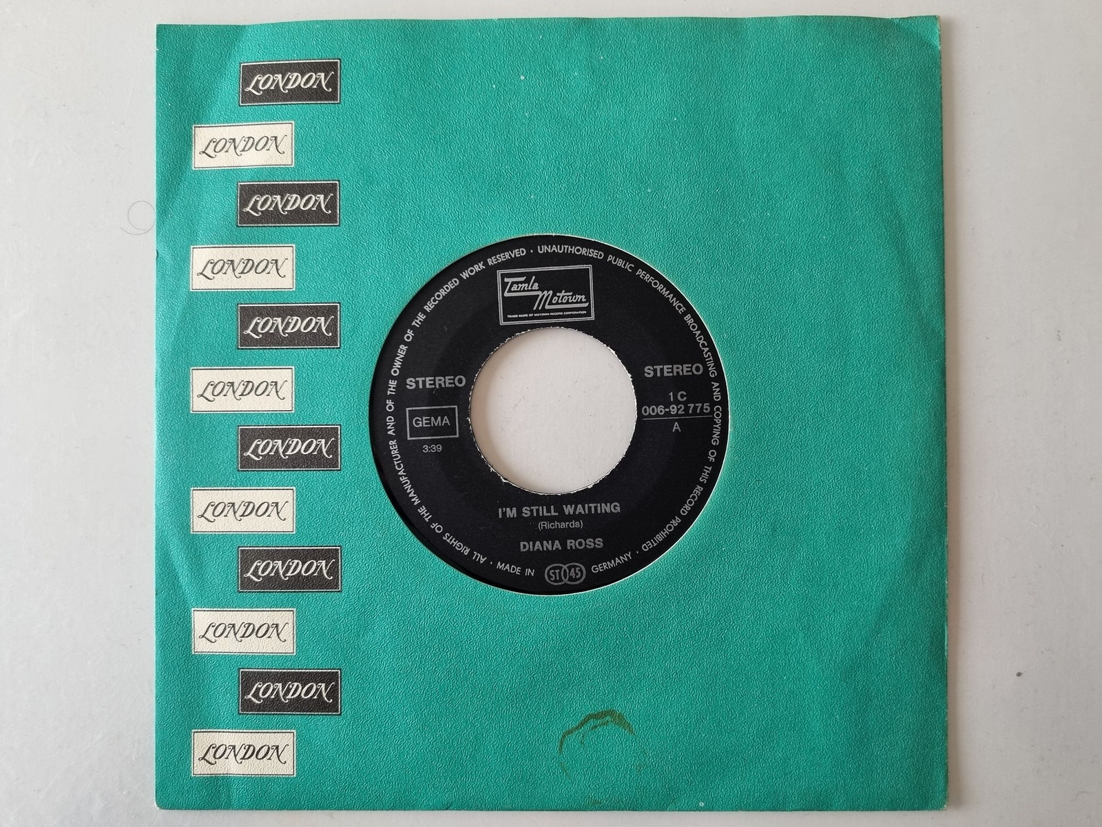 Diana Ross - I'm still waiting 7'' Vinyl Germany