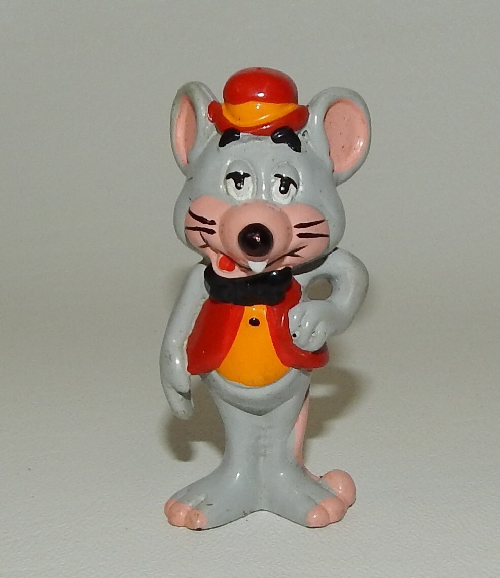 Vintage Chuck E Cheese Mouse PVC Figure Toy | eBay