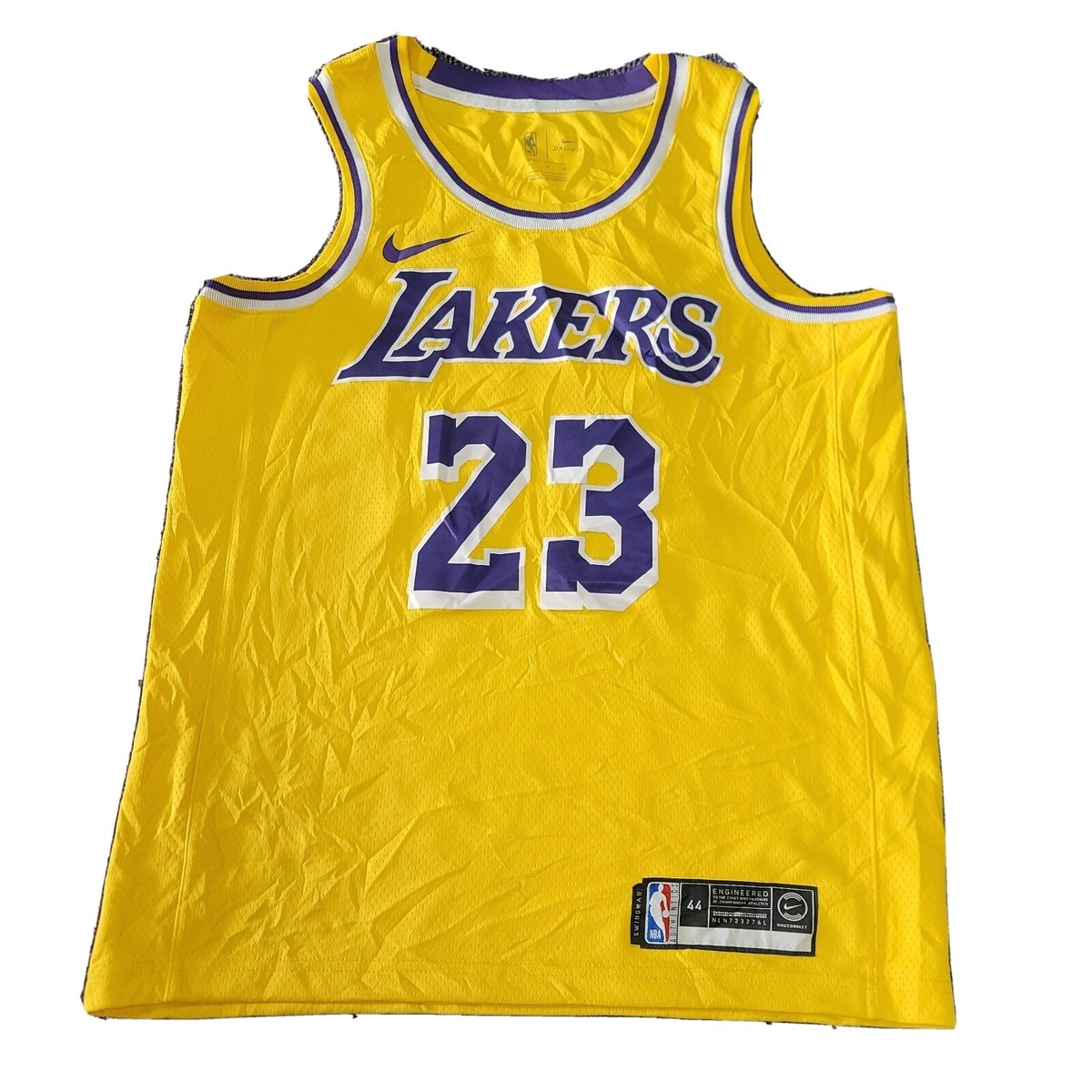 ウェア NBA Lakers Lebron James 23 jersey S LOS ANGELES LAKERS STATEMENT EDITION LEBRON JAMES #23 JERSEY