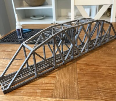#ad HO SCALE 24.5 Inch 177 Feet ARCHED TRUSS BRIDGE Single Track quot;not assembledquot; $32.30