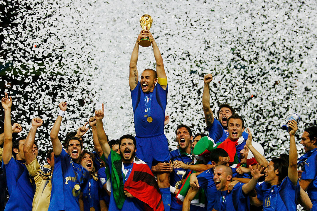 World Cup Champions 2006 Italy Vintage Sport Wall Art Home