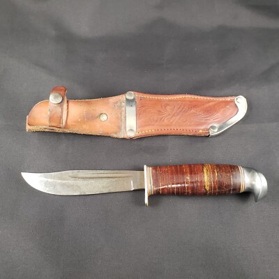 ＰＵＵＫＫＯ　ＫＮＩＦＥ（ビンテージ） Vintage Rare Puukko Knife With Sheath, Large Blade, Finland