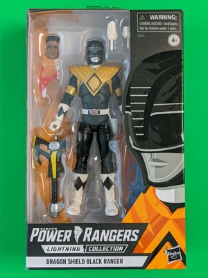 Hasbro Power Rangers Dragon Shield Black Ranger Lightning Collection 6in Figure 703570414740 | eBay
