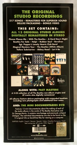 THE BEATLES THE ORIGINAL STUDIO RECORDINGS 14CD BOX RARE OOP - Foto 2 di 2