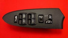 06-09 CHEVY TRAILBLAZER DRIVER MASTER POWER WINDOW CONTROL SWITCH BLACK OEM