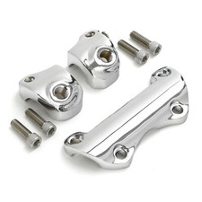 1 Handlebar Risers Top Clamp Fit For Harley T...