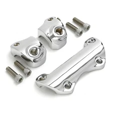1" Handlebar Risers Top Clamp Fit For Harley Touring Road King Glide 1988-2023