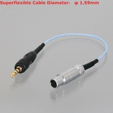 Mini XLR TA3F 3P Female to Push-Pull 3.5mm TRS Plug Cable Transmitter Body-Pack