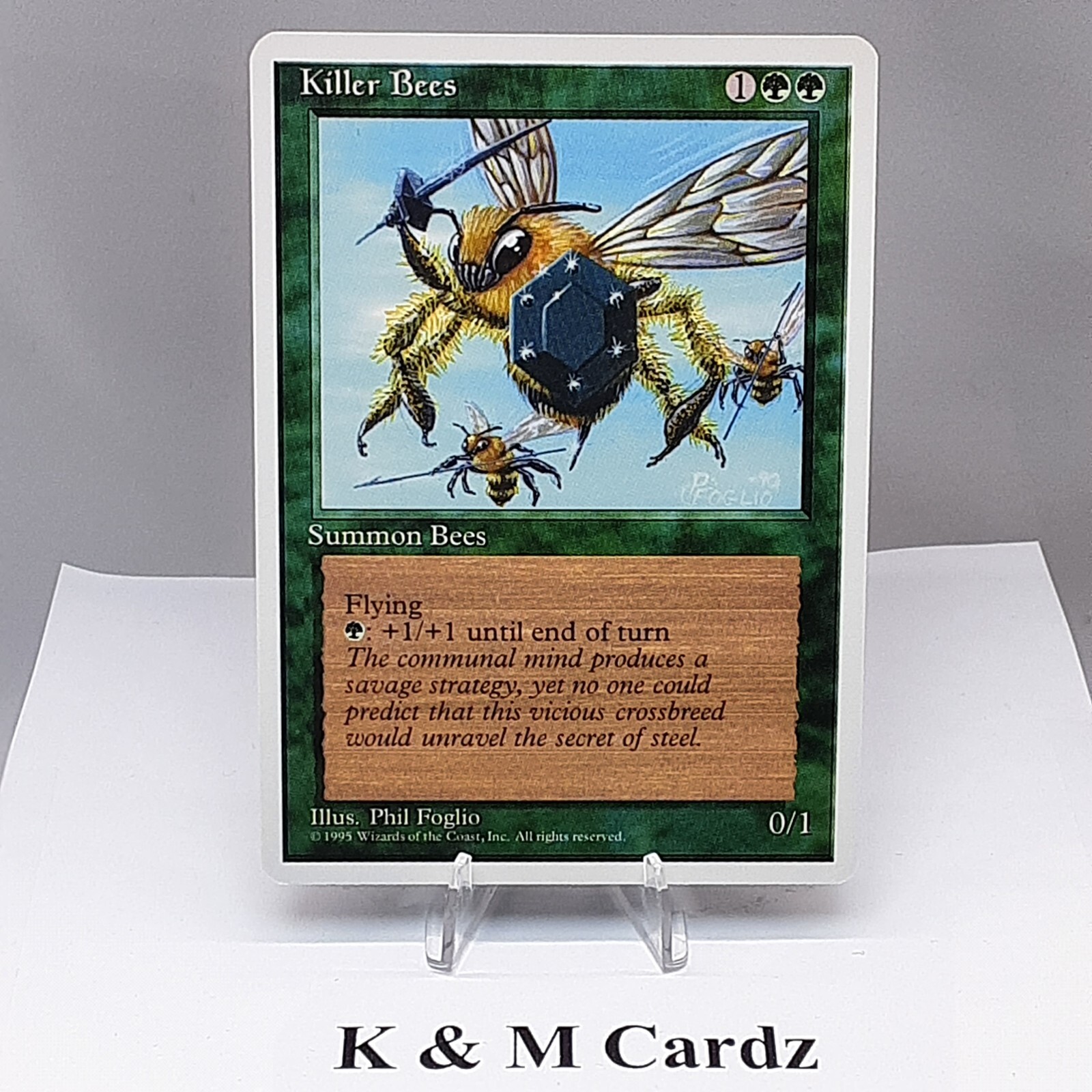 MTG - 4th Edition - Killer Bees - Uncommon - LP+ NM