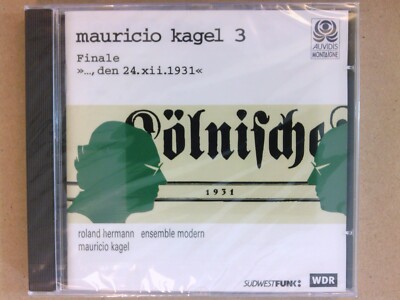 SELTENE CD / MAURICIO KAGEL 3 / ROLAND HERMANN / MODERN SET / NEU IN CELLO